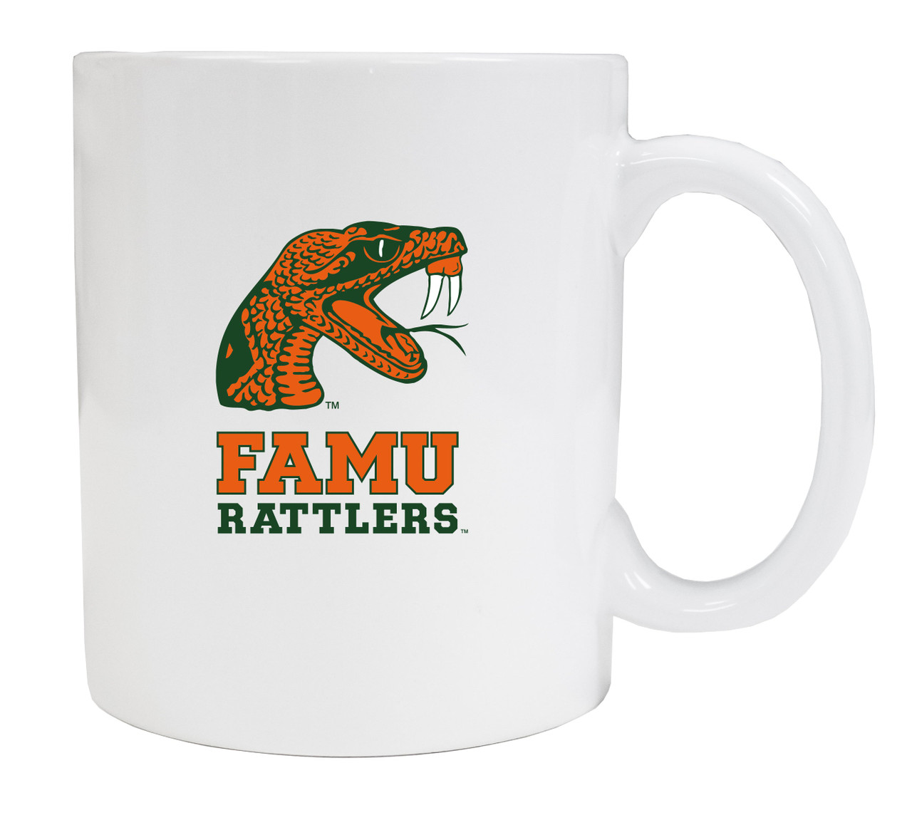 Florida A&M Rattlers White Ceramic Coffee Mug (White).