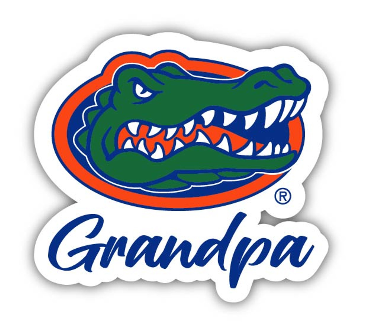 Florida Gators 4 Inch Proud Grandpa Die Cut Decal