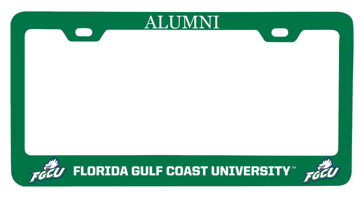 Florida Gulf Coast Eagles Alumni License Plate Frame New for 2020
