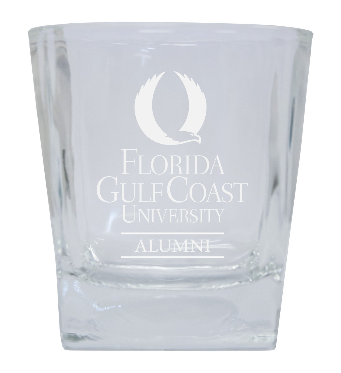 Florida Gulf Coast Eagles Etched Alumni 5 oz Shooter Glass Tumbler 4-Pack