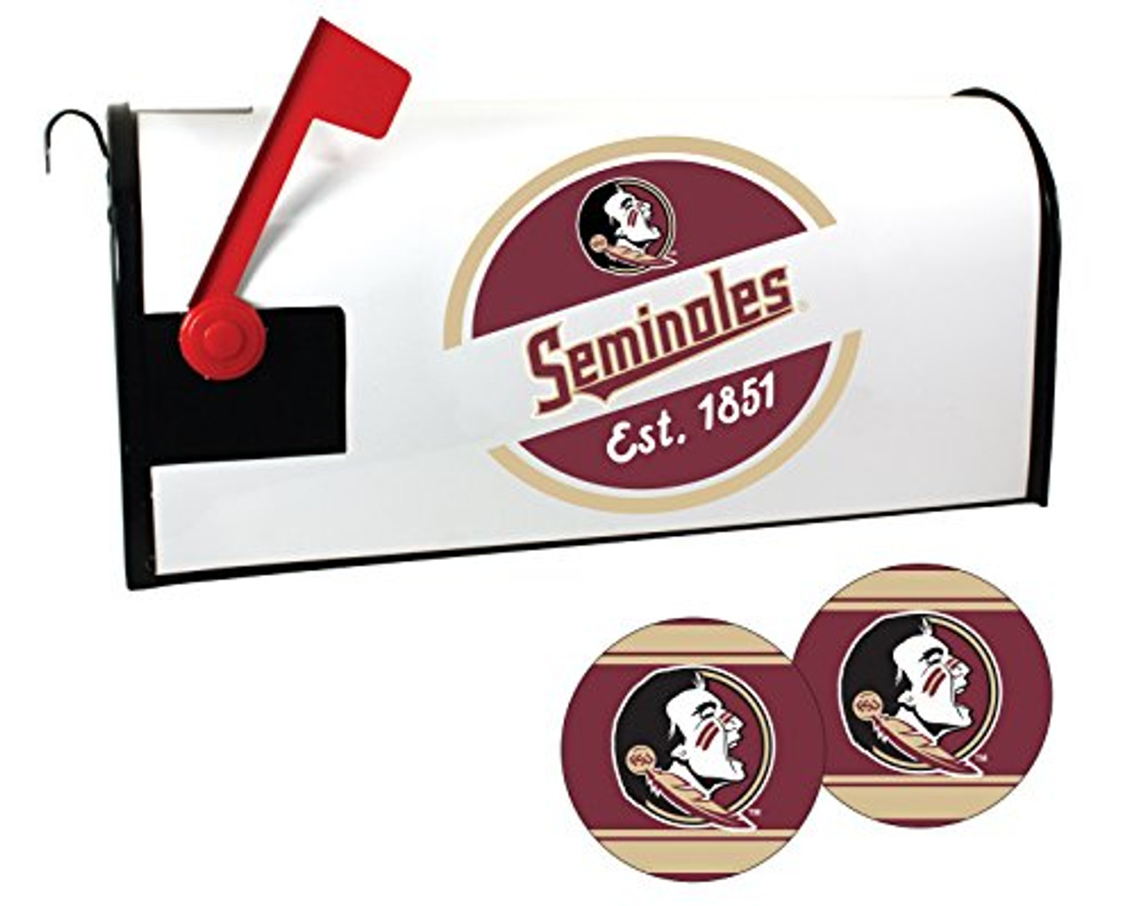 Florida State Seminoles Magnetic Mailbox Cover and Sticker Set