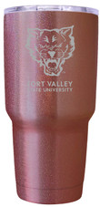 Fort Valley State University 24 oz Insulated Tumbler Etched - Rose Gold