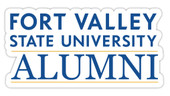 Fort Valley State University 4-Inch Laser Cut Alumni Vinyl Decal Sticker