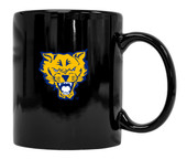 Fort Valley State University Black Ceramic Mug (Black).