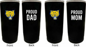 Fort Valley State University Proud Mom and Dad 16 oz Insulated Stainless Steel Tumblers 2 Pack Black.