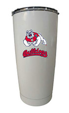Fresno State Bulldogs 16 oz Insulated Stainless Steel Tumblers Black.