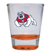 Fresno State Bulldogs 2 ounce Color Etched Shot Glasses