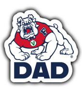 Fresno State Bulldogs 4-Inch Proud Dad Die Cut Decal