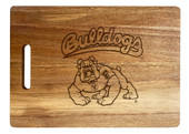 Fresno State Bulldogs Engraved Wooden Cutting Board 10" x 14" Acacia Wood - Large Engraving