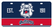 Fresno State Bulldogs Metal License Plate