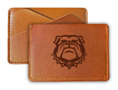 Georgia Bulldogs College Leather Card Holder Wallet