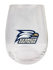 Georgia Southern Eagles 9 oz Stemless Wine Glass