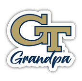 Georgia Tech Yellow Jackets 4 Inch Proud Grandpa Die Cut Decal