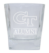 Georgia Tech Yellow Jackets 8 oz Etched Alumni Glass Tumbler 2-Pack