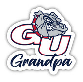 Gonzaga Bulldogs 4 Inch Proud Grandpa Die Cut Decal