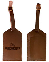 Gonzaga Bulldogs Leather Luggage Tag Engraved