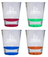 Grambling State Tigers Etched Round Shot Glass