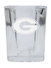 Grambling University Tigers 2 Ounce Square Shot Glass laser etched logo Design