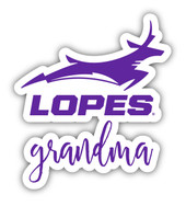 Grand Canyon University Lopes 4 Inch Proud Grand Mom Die Cut Decal