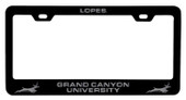 Grand Canyon University Lopes Laser Engraved Metal License Plate Frame Choose Your Color