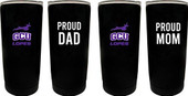 Grand Canyon University Lopes Proud Mom and Dad 16 oz Insulated Stainless Steel Tumblers 2 Pack Black.