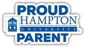 Hampton University 4" Proud Parent Decal 4 Pack