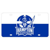 Hampton University Metal License Plate Car Tag