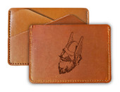 Idaho Vandals College Leather Card Holder Wallet