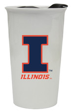 Illinois Fighting Illini Double Walled Ceramic Tumbler