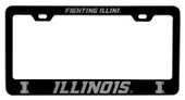 Illinois Fighting Illini Laser Engraved Metal License Plate Frame Choose Your Color