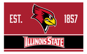Illinois State Redbirds Wood Sign with Frame