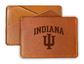 Indiana Hoosiers College Leather Card Holder Wallet