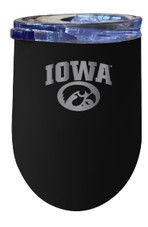 Iowa Hawkeyes 12 oz Etched Insulated Wine Stainless Steel Tumbler