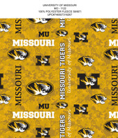 MISSOURI TIGERS DIGITAL CAMO FLEECE ALLOVER DESIGN