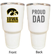 Iowa Hawkeyes Proud Dad 24 oz Insulated Stainless Steel Tumblers Choose Your Color.