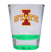 Iowa State Cyclones 2 ounce Color Etched Shot Glasses