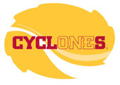 Iowa State Cyclones 5x6 Inch Swirl Magnet Single