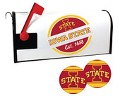 Iowa State Cyclones Magnetic Mailbox Cover and Sticker Set