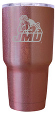 James Madison Dukes 24 oz Insulated Tumbler Etched - Rose Gold