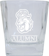 James Madison Dukes Etched Alumni 5 oz Shooter Glass Tumbler 4-Pack