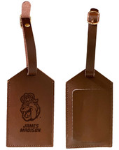 James Madison Dukes Leather Luggage Tag Engraved