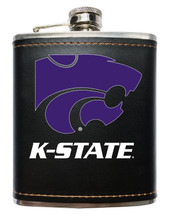 Kansas State Wildcats Black Stainless Steel 7 oz Flask