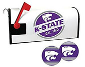 Kansas State Wildcats Magnetic Mailbox Cover and Sticker Set