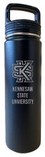 Kennesaw State University 32 Oz Engraved Choose Your Color Insulated Double Wall Stainless Steel Water Bottle Tumbler