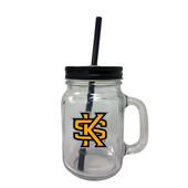 Kennesaw State University Mason Jar Glass