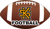 Kennesaw State University 4-Inch NCAA Football Vinyl Decal Sticker