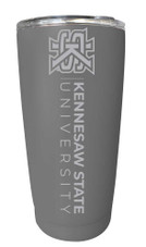 Kennesaw State University Etched 16 oz Stainless Steel Tumbler (Gray)