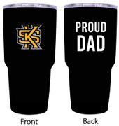 Kennesaw State University Proud Dad 24 oz Insulated Stainless Steel Tumblers Black.
