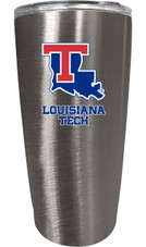Louisiana Tech Bulldogs 16 oz Insulated Stainless Steel Tumbler colorless