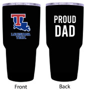 Louisiana Tech Bulldogs Proud Dad 24 oz Insulated Stainless Steel Tumblers Black.